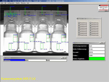 Kontrolle von Pharmazeutischen Ampullen während der Befüllung